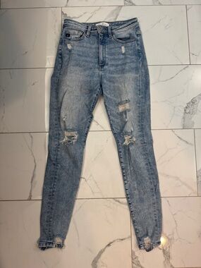 KanCan Light Blue Distressed Skinny Jeans